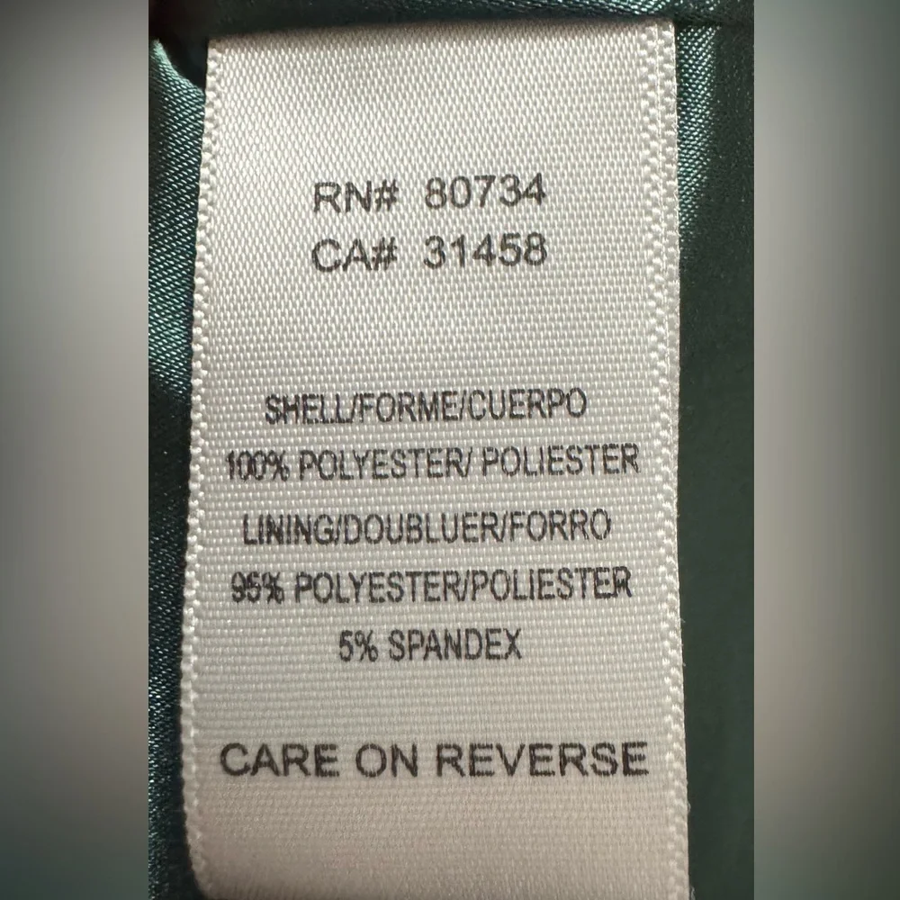 CK Dark Green Women's Dress - Picture 5 of 5